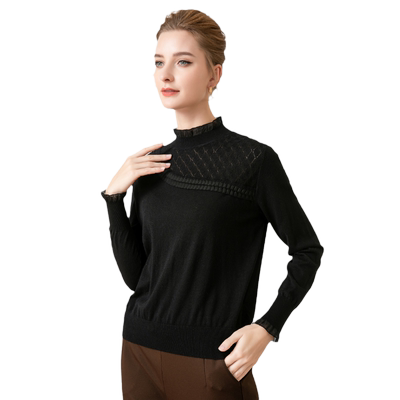 赏心岁月秋冬中老年妈妈羊毛衫