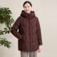 冬装 新款 加厚保暖外套宽松大码 赏心岁月中年妈妈羽绒服中长款 正品