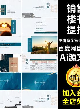 地产楼书宣传画册36P房地产销售楼盘排版手册内页模板报Ai源文件