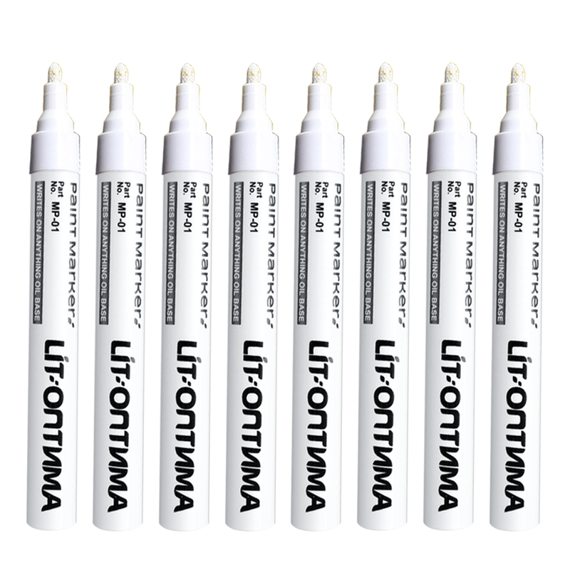 千奕白色油漆笔记号笔