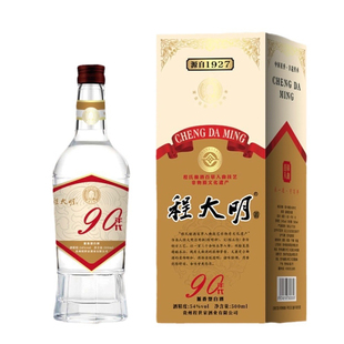 程大明90年代 董香型白酒54度 经典复古 百草入曲500ml*1瓶
