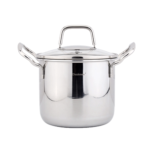chockmen卓德铭18/10不锈钢14cm小汤锅1.8L煲奶锅煮面炖汤小容量