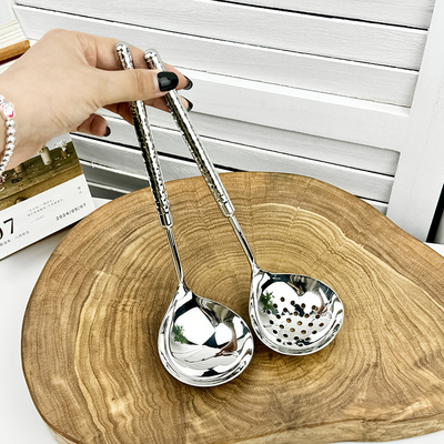 火锅汤勺漏勺加厚捞丸子高端汤壳