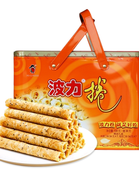 波力卷精装216g口味饼干送礼海苔