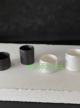 从不睡觉  暗黑先锋Detaj风格织布造型纯925银戒指做旧不规则指环