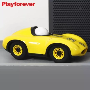 耐顽Playforever玩具车 LeMans急速勒芒红色英国小汽车跑车摆件