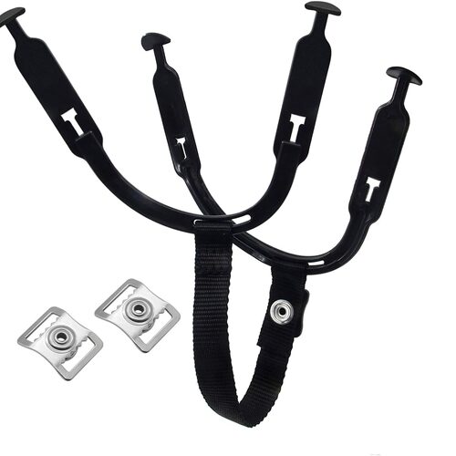 曲棍球头盔下巴带冰球耳吊环替换