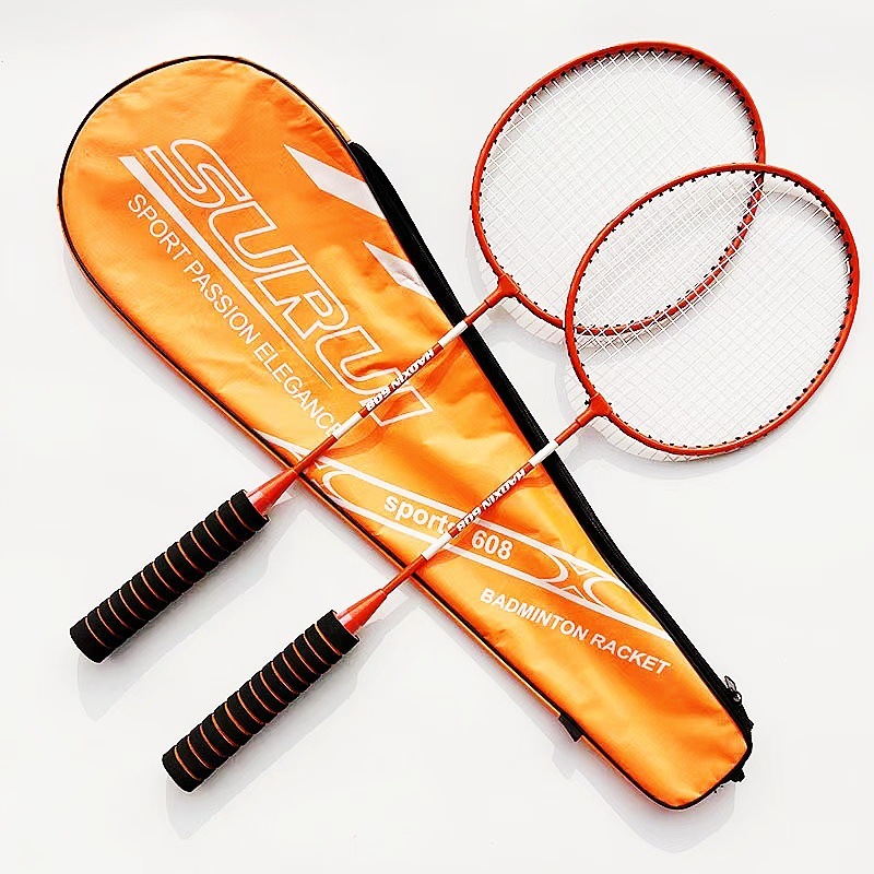 大量现货 羽毛球拍 海绵防滑款成人初级耐打进攻分体羽廷羽毛球拍