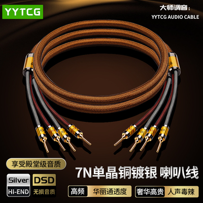YYTCG香蕉头喇叭线功放音响箱线