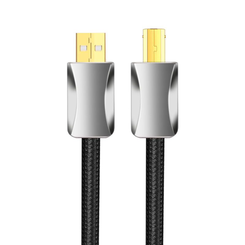 YYTCG发烧级USB音频线A转B方口