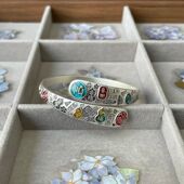 英国TopWhit新中式 平安喜乐吉言招财猫转运本命年 珐琅手镯女款