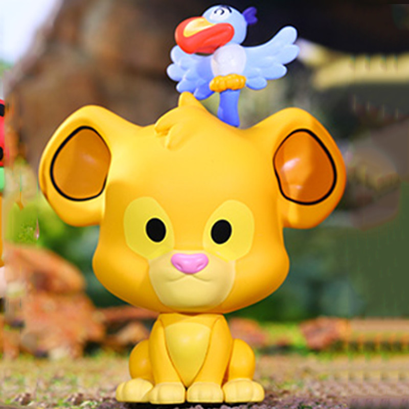 popmart泡泡玛特迪士尼动物系列盲盒辛巴斑比桑普象圣诞礼物玩具