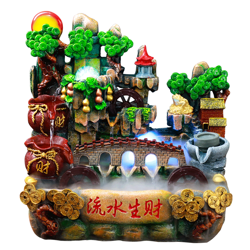新型假山威吉斯树脂祝福新中式