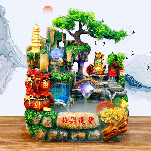 招财猫贺礼流水前台开业理发店