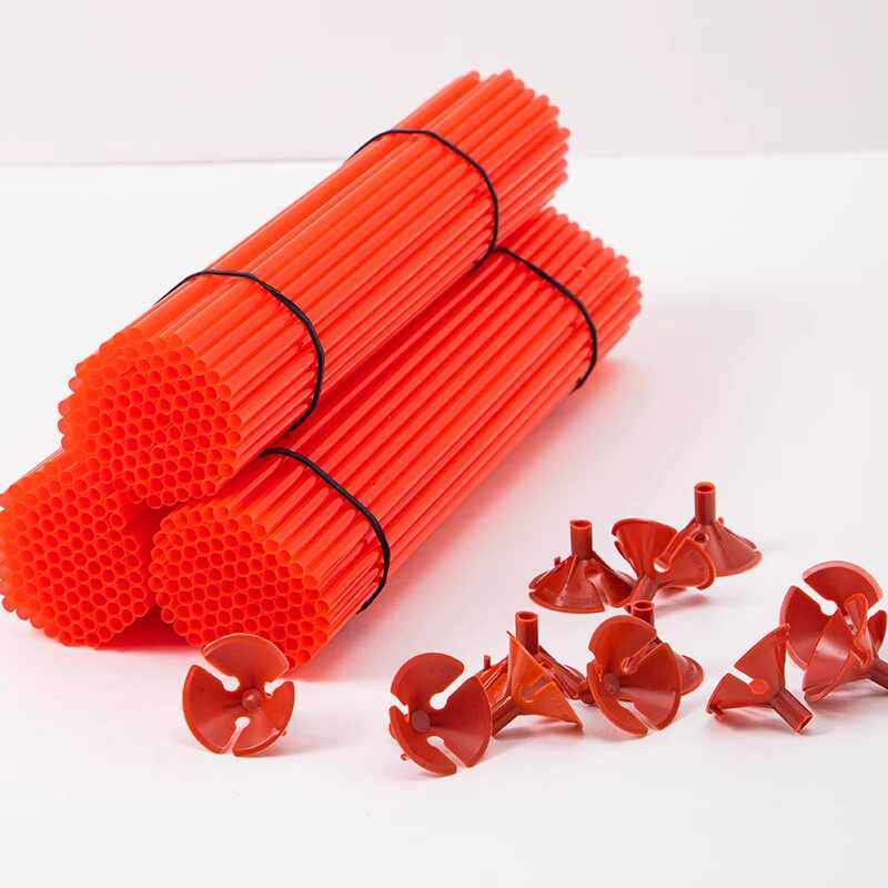 气球拖杆红色杆子桌飘