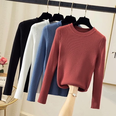 早秋冬内搭慵懒上衣chic针织衫