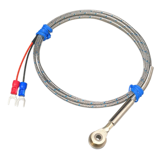 热流道纽扣式K型热电偶铠装型模具温度探头J型电热偶分流板感温线