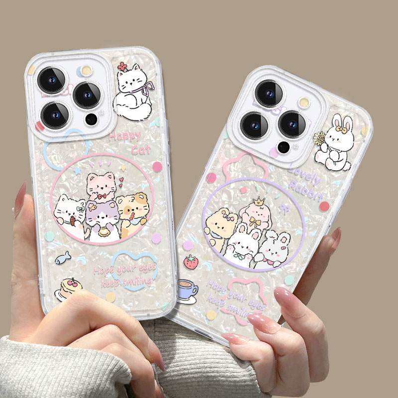 新款贝壳纹全包透明壳【收藏加购】送壁纸