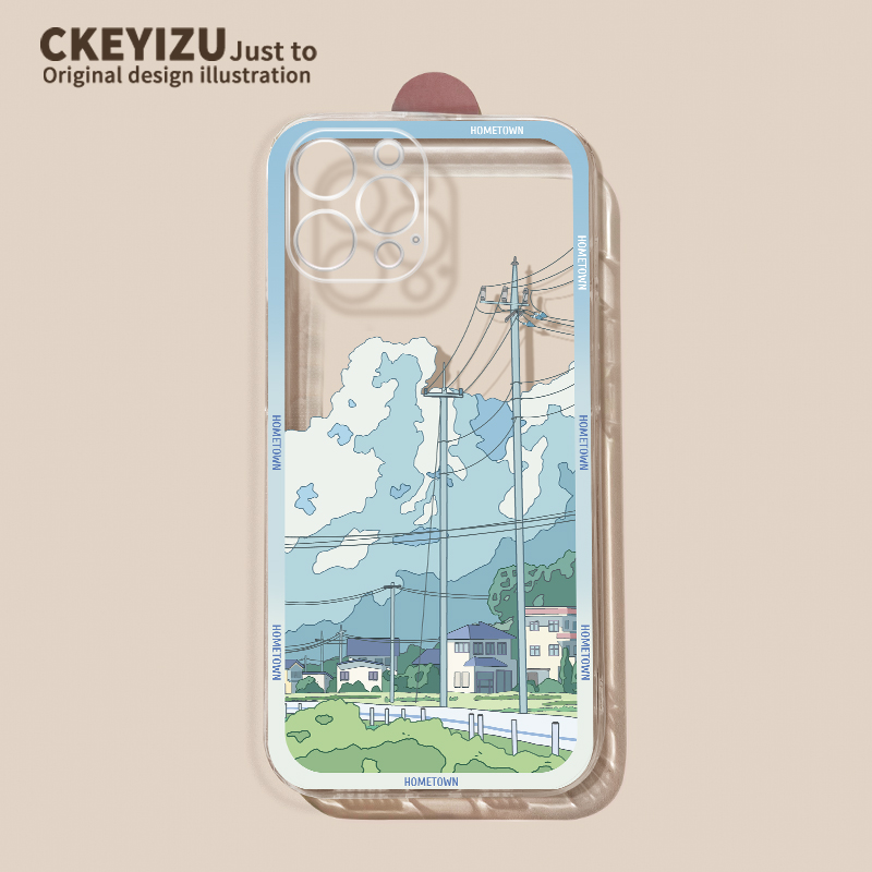 适用苹果14手机壳K1203大海