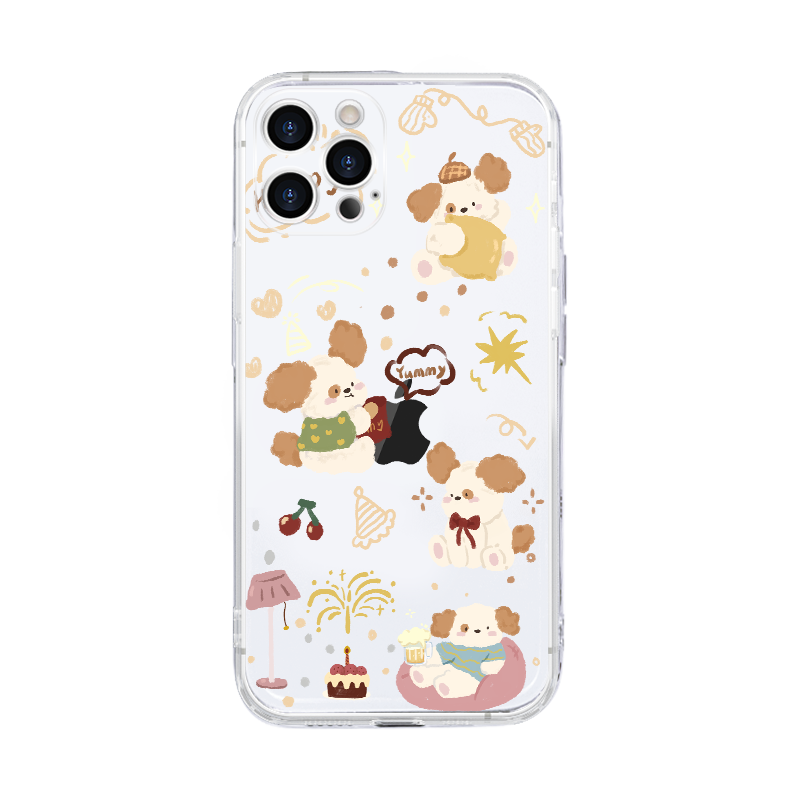适用于苹果15promax手机壳16新款iPhone17卡通企鹅14plus防摔13pro透明软12mini硅胶ip11