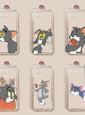 卡通猫和老鼠适用三星a72手机壳防摔a71/a70/a60软硅胶a52/a51/a50透明a40s/a32/a31全包a30s/a22/a21/a12/a9