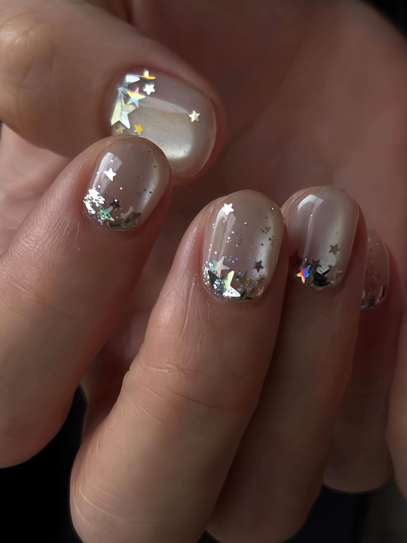 手工穿戴甲ins风韩系奶油短款美甲少女心软糯星星指甲显白高级感,彩妆/香水/美妆工具,穿戴甲/甲片,淘宝优惠券,粉丝福利购,淘宝优惠卷