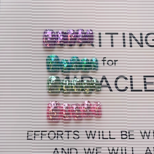 FAIRY·手工定制韩国大亮片美甲满手全手亮片美甲夏季 显白美甲