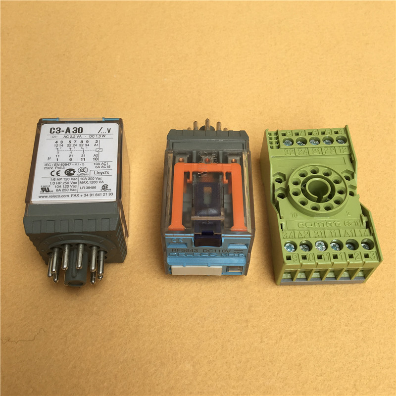 C3-A30DX RELECO电磁小型继电器+底座