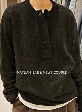 现货2025REFOUND TEN秋冬新款设计师松针POLO衫