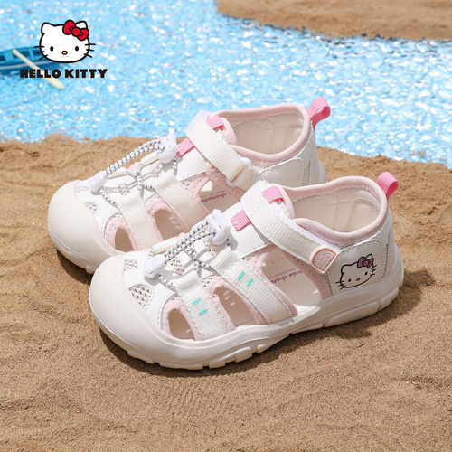 HelloKitty女童运动凉鞋镂空软底