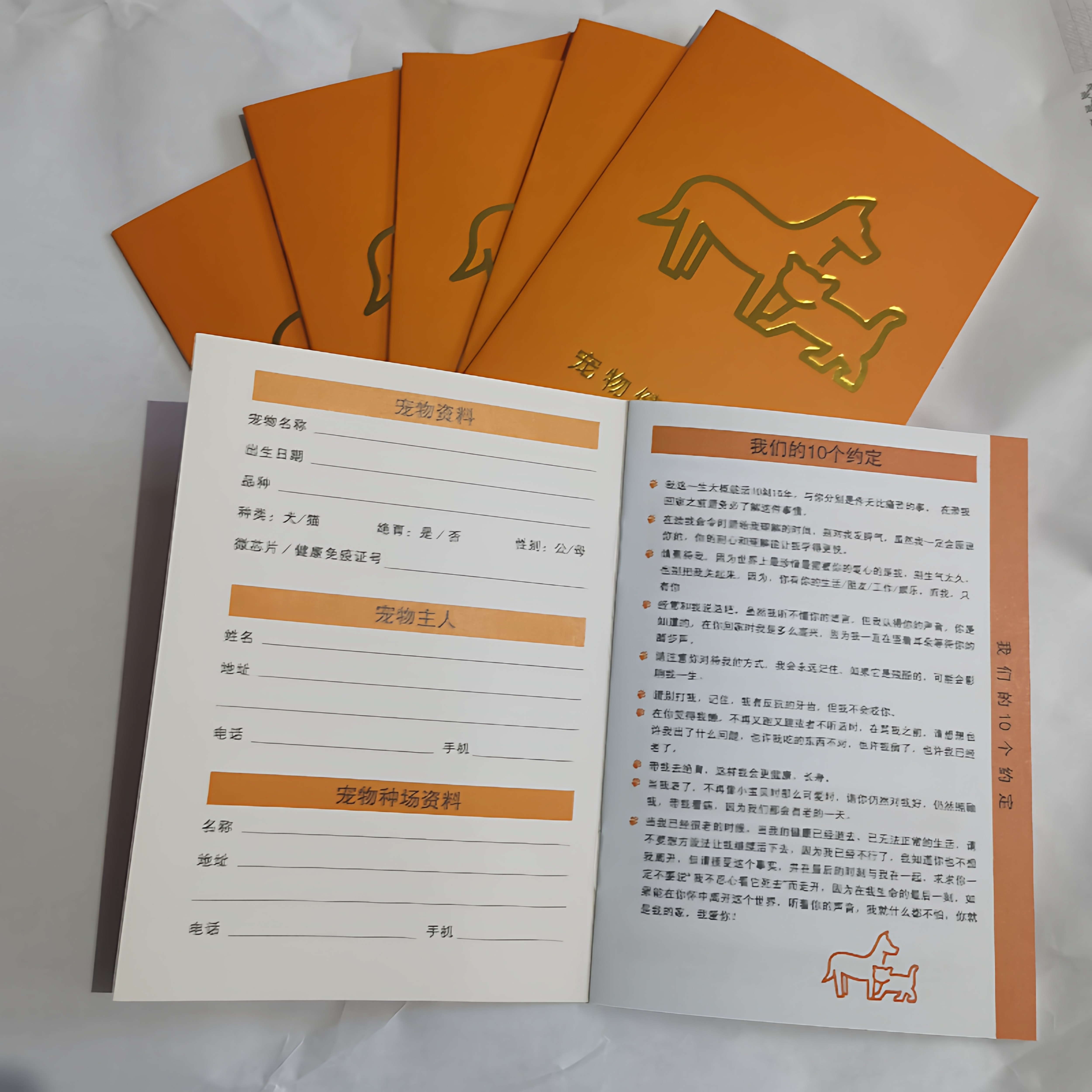 宠物疫苗本猫咪三联健康免疫证狗奖状/证书