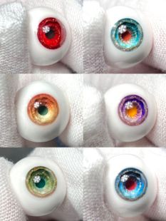 【花语眼】珍宝系列bjd眼珠手刻眼纹真人款,3对包邮工期30天