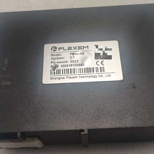 议价FLEXEM FBOX-4G物联网网关 拆机下来的，功能正常