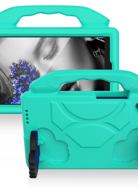 适用三星Tab A 8.0 2019 T290/T295C保护套EVA+PC防摔A7lite全包边软壳A9平板8.7英寸SM-X110/X115N手提支架