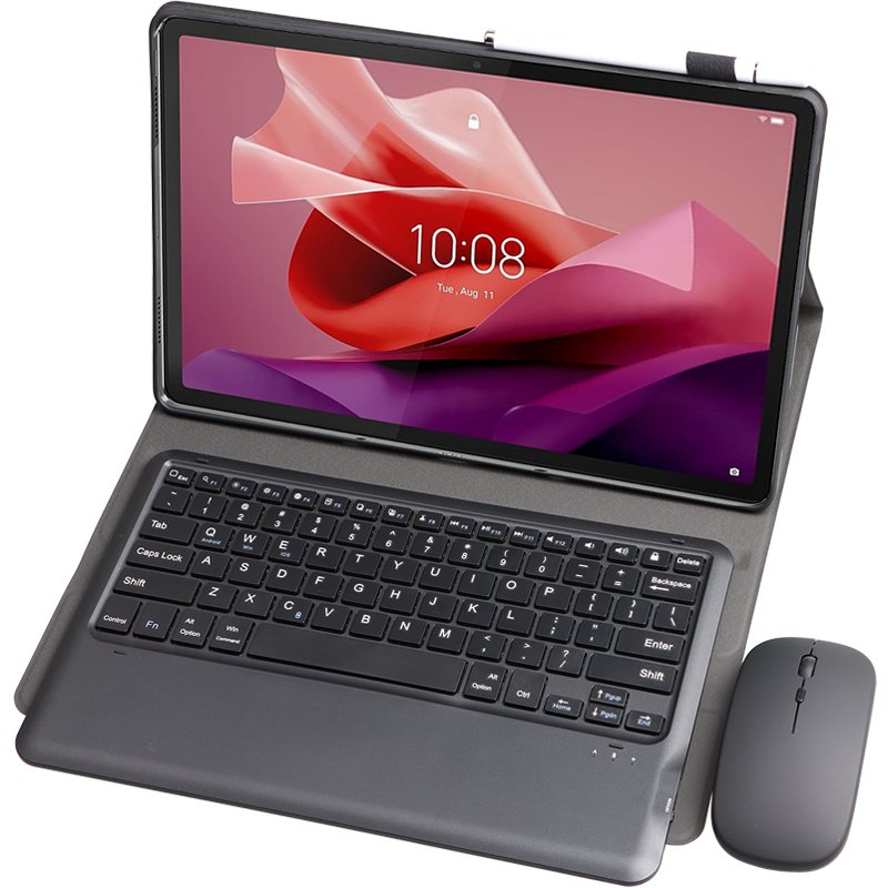 适用2025联想小新PadPro12.7保护套带蓝牙键盘触摸板鼠标Idea Tab Pro12.7英寸平板TB375FC/XU全包软壳皮套XC