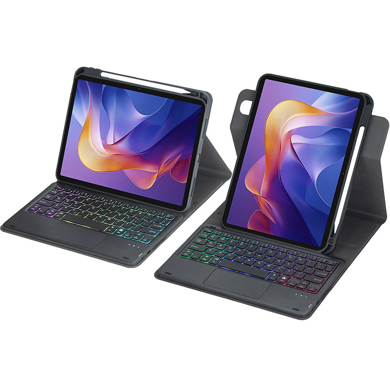 适用2025红米Redmi Pad2保护套带笔槽蓝牙键盘触摸板鼠标平板电脑皮套11英寸全包边软壳硅胶防摔旋转横竖支架,3C数码配件,平板电脑保护套/壳,淘宝优惠券,粉丝福利购,淘宝优惠卷