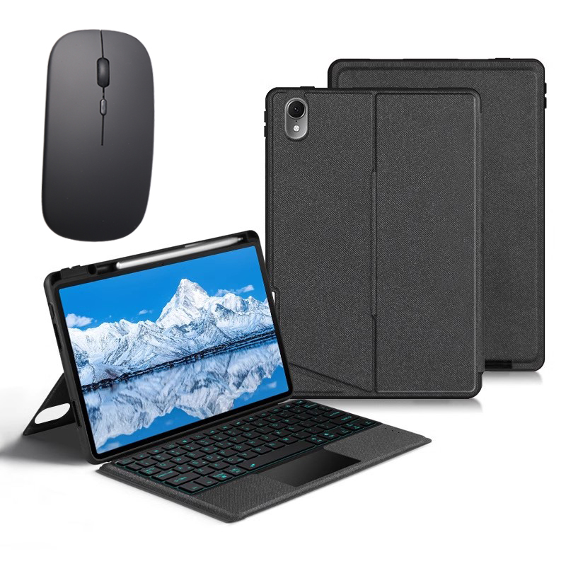 适用HONOR Pad X9 11.5英寸保护套带笔槽蓝牙键盘触摸鼠标Z6荣耀平板X8Pro全包软壳分拆电脑ELN-W09/L09/AL00
