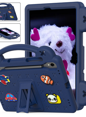 适用2025三星Tab S10 FE/+保护套带笔槽Lite防摔10.9寸S7平板11寸S8全包边X400软壳S9手提X510支架X520/526B