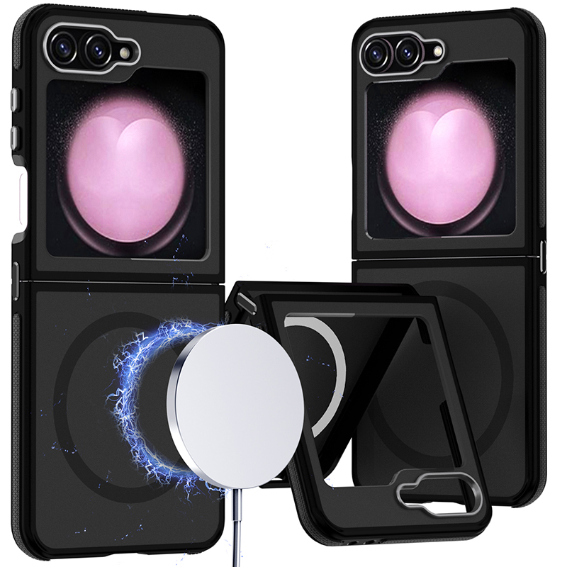 适用三星ZFlip6手机壳磁吸软壳