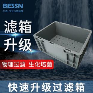 周转箱上置滴滤过滤盒单层打孔干湿分离沼泽滴流沉淀仓升级用配新