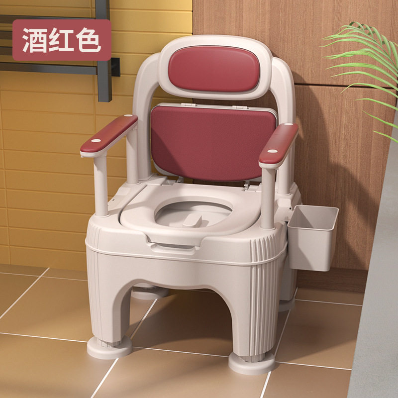 家用老人坐便器可移动马桶室内便携式孕妇成人老年人卧室床边便桶