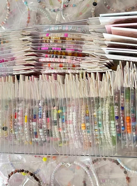 三人友谊手链便宜学生党生日闺蜜送人diy小众设计精致手串摆摊链