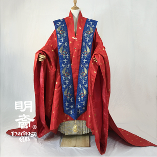 霞帔 织金云霞翟鸟纹复原款 明制汉服 婚服