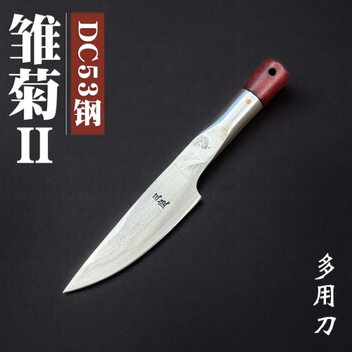 三坚DC53手工锻打锋利料理厨师刀