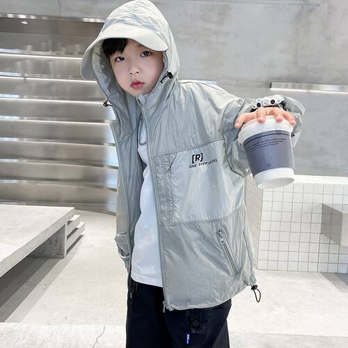 童装男童夏装防晒衣外套2025新款儿童薄款夏款防晒服中大童夏季潮