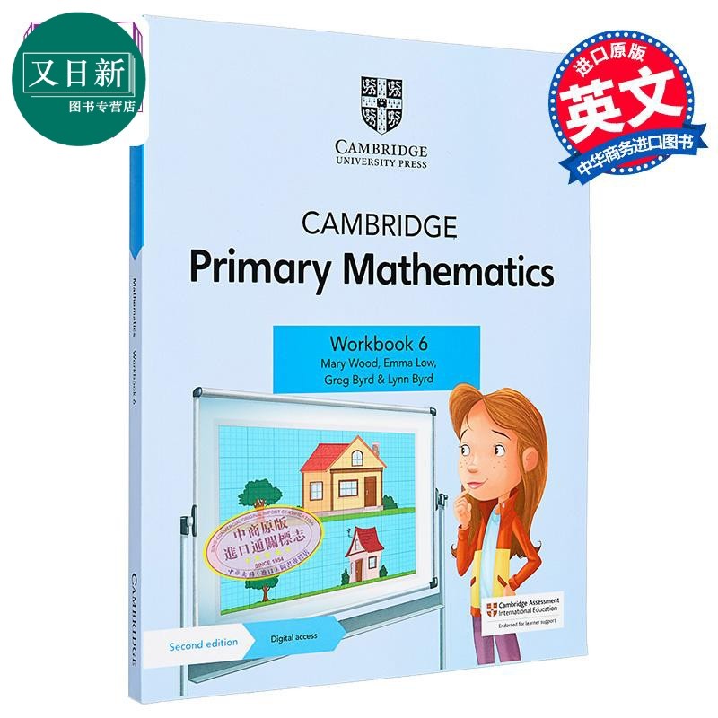 NEW Cambridge Primary Mathematics Workbook 6 with Digital Access (1 Year) 剑桥小学数学练习册六年级 又日新
