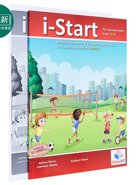 Cambridge YLE Pre-A1 STARTERS i-Start Student's Edition with Answers Key 学习手册+2套真题含音频答案