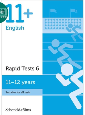 英国S&S教辅 11+ English Rapid Tests 6 小学6年级英语快速测试6 11-12岁 有答案 英文原版进口图书CEM GL考试适用 又日新