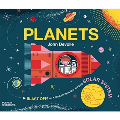John Devolle Planets 星球 英文原版 进口图书 儿童绘本 太阳系 行星 宇宙 知识科普图画书 火星 金星 又日新