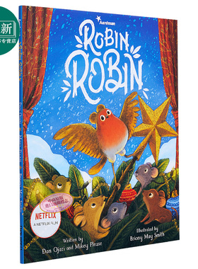 Briony May Smith Robin Robin 小鸟罗宾 Netflix网飞热播卡通动画剧集 英文原版 进口图书 儿童故事绘本 3岁以上
